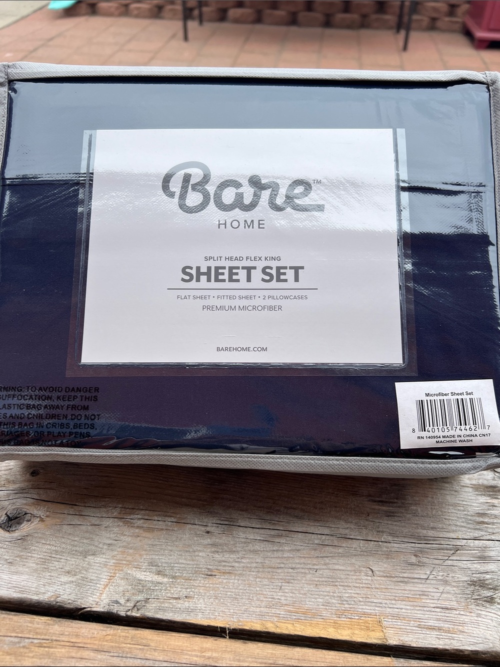 King Sheet Set - Navy Blue Microfiber